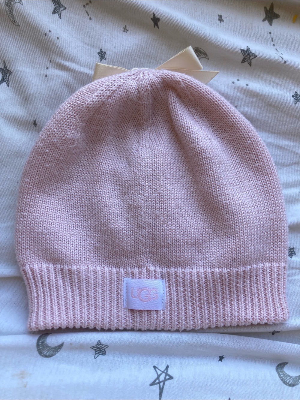 UGG baby Pink Knit Beanie
